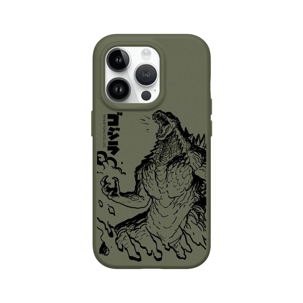 IPhone 犀牛盾 ★ 哥吉拉 Godzilla 聯名 SolidSuit 防摔 背蓋 手機殼 ★ 怒吼-規格圖8