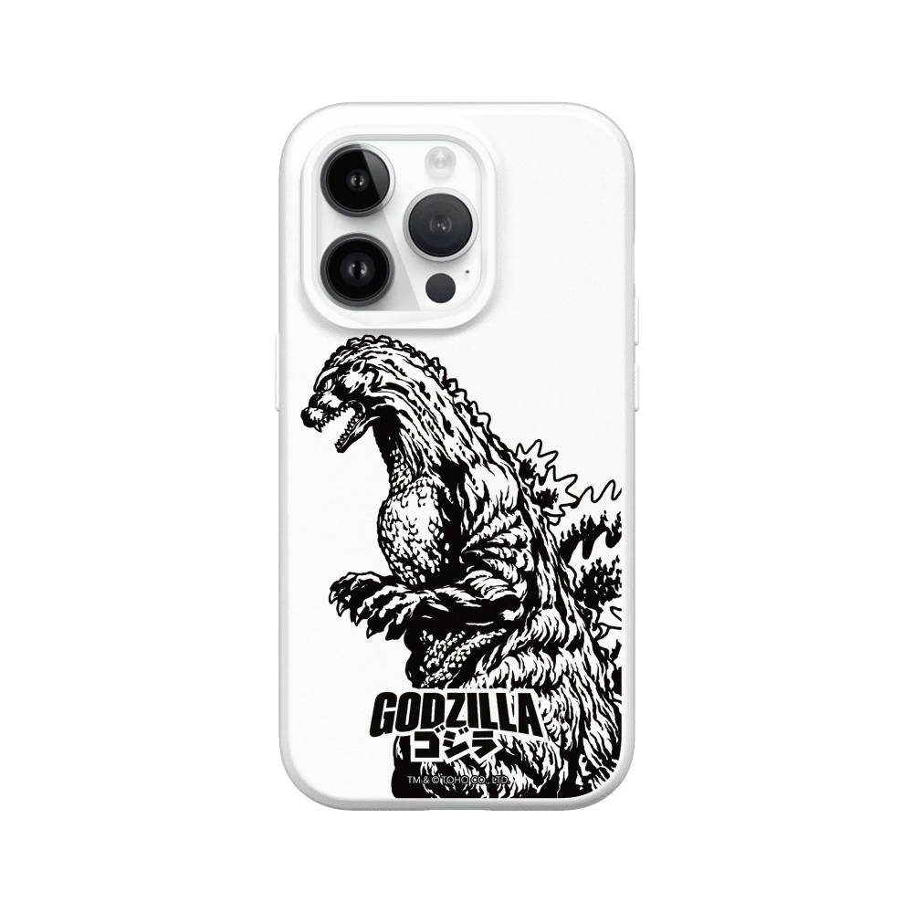 IPhone 犀牛盾 ★ 哥吉拉 Godzilla 聯名 SolidSuit 防摔 背蓋 手機殼 ★ 哥吉拉素描-規格圖8