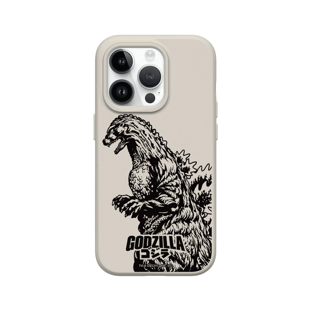 IPhone 犀牛盾 ★ 哥吉拉 Godzilla 聯名 SolidSuit 防摔 背蓋 手機殼 ★ 哥吉拉素描-規格圖8