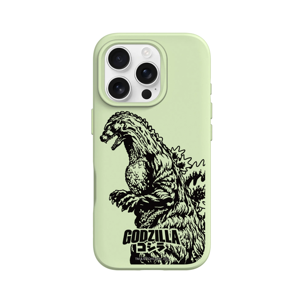 IPhone 犀牛盾 ★ 哥吉拉 Godzilla 聯名 SolidSuit 防摔 背蓋 手機殼 ★ 哥吉拉素描-規格圖8