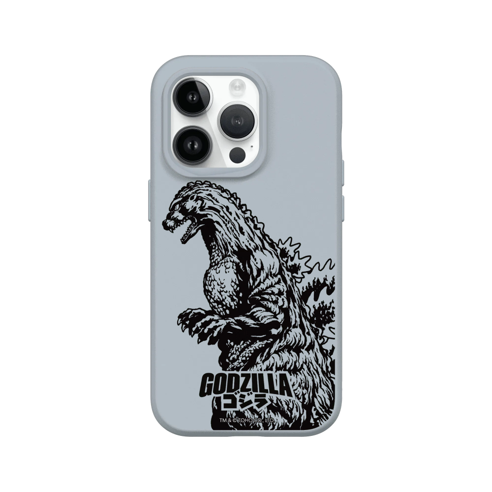 IPhone 犀牛盾 ★ 哥吉拉 Godzilla 聯名 SolidSuit 防摔 背蓋 手機殼 ★ 哥吉拉素描-規格圖8