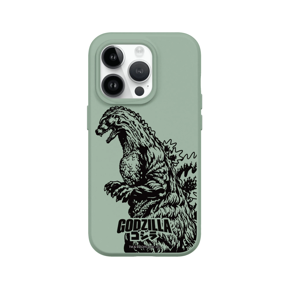 IPhone 犀牛盾 ★ 哥吉拉 Godzilla 聯名 SolidSuit 防摔 背蓋 手機殼 ★ 哥吉拉素描-規格圖8