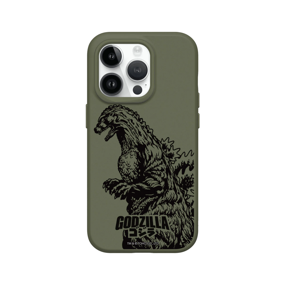 IPhone 犀牛盾 ★ 哥吉拉 Godzilla 聯名 SolidSuit 防摔 背蓋 手機殼 ★ 哥吉拉素描-規格圖8
