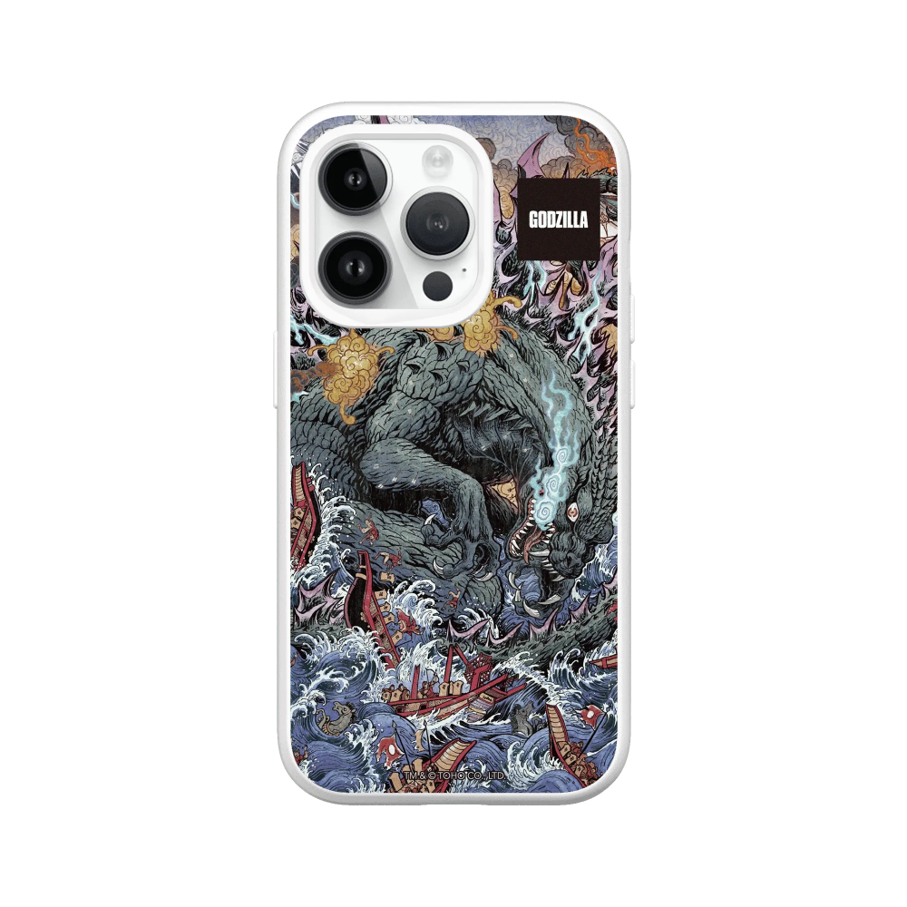 IPhone 犀牛盾 ★ 哥吉拉 Godzilla 聯名 SolidSuit 防摔 背蓋 手機殼 ★ 海上大戰-規格圖8