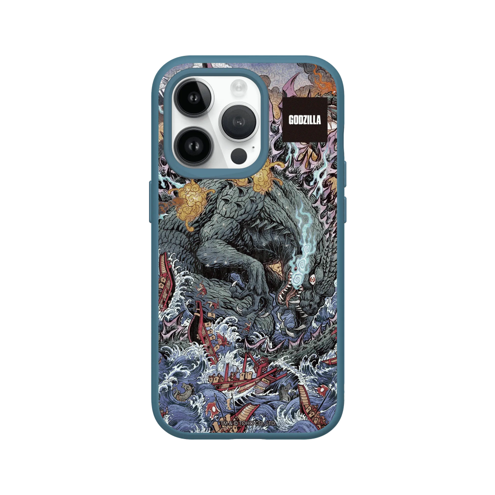 IPhone 犀牛盾 ★ 哥吉拉 Godzilla 聯名 SolidSuit 防摔 背蓋 手機殼 ★ 海上大戰-規格圖8