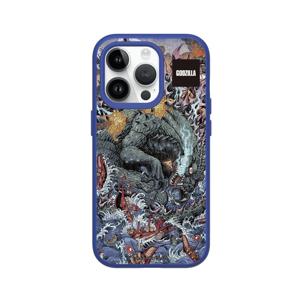 IPhone 犀牛盾 ★ 哥吉拉 Godzilla 聯名 SolidSuit 防摔 背蓋 手機殼 ★ 海上大戰-規格圖8
