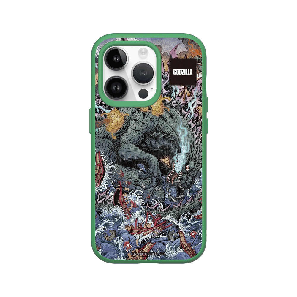 IPhone 犀牛盾 ★ 哥吉拉 Godzilla 聯名 SolidSuit 防摔 背蓋 手機殼 ★ 海上大戰-規格圖8