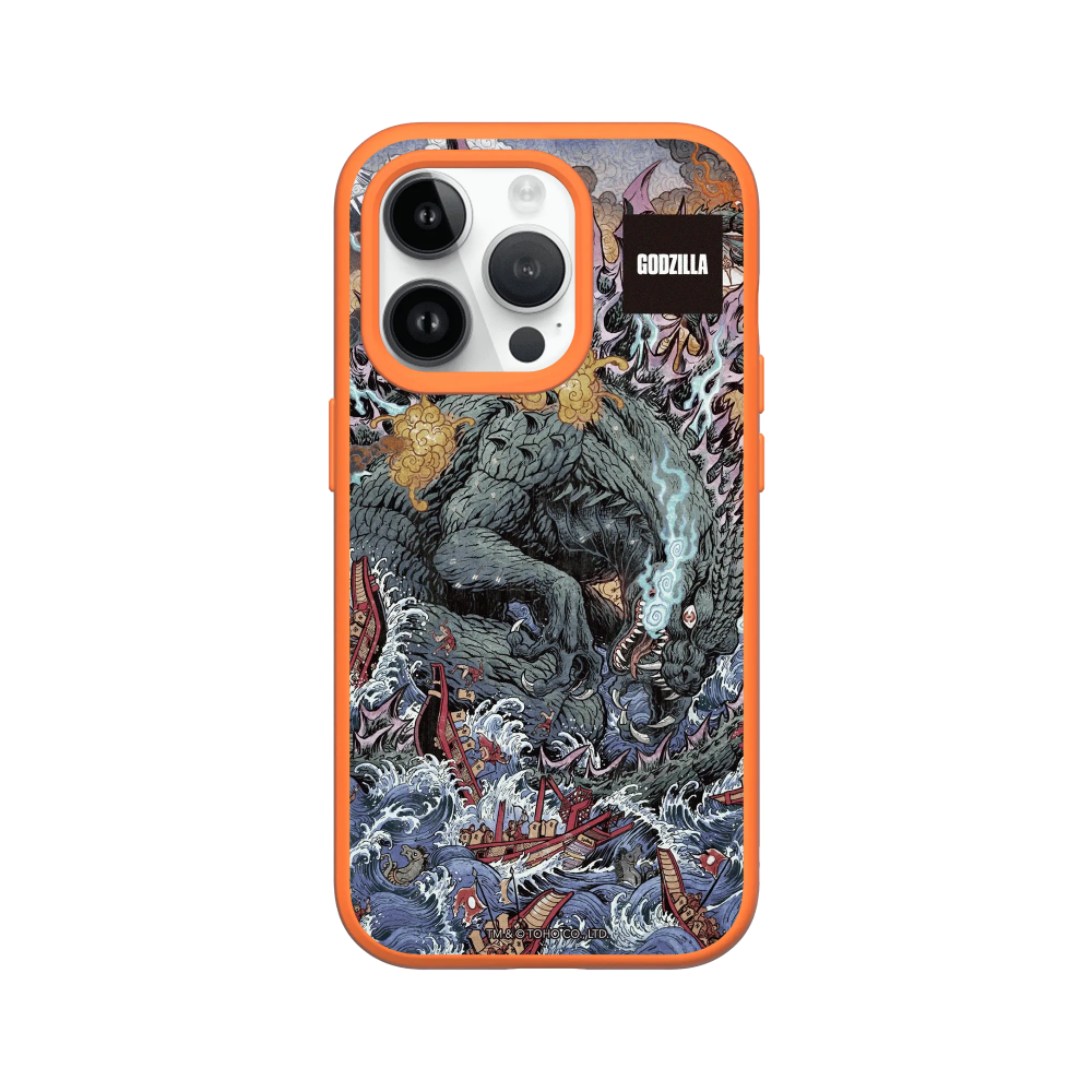 IPhone 犀牛盾 ★ 哥吉拉 Godzilla 聯名 SolidSuit 防摔 背蓋 手機殼 ★ 海上大戰-規格圖8