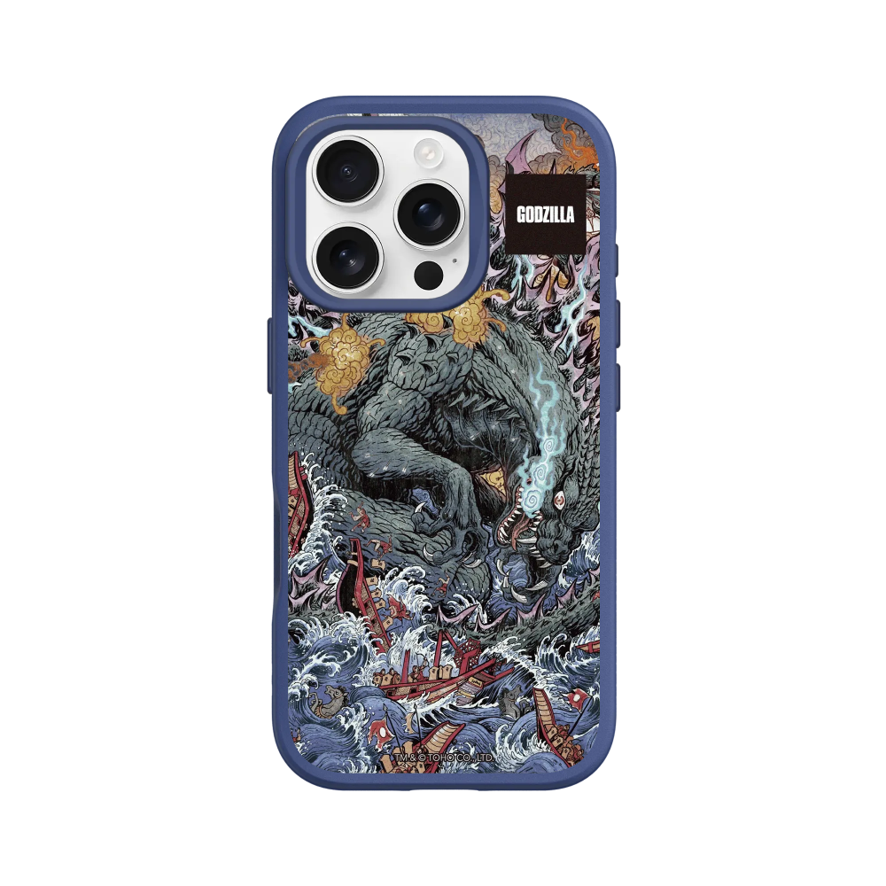 IPhone 犀牛盾 ★ 哥吉拉 Godzilla 聯名 SolidSuit 防摔 背蓋 手機殼 ★ 海上大戰-規格圖8