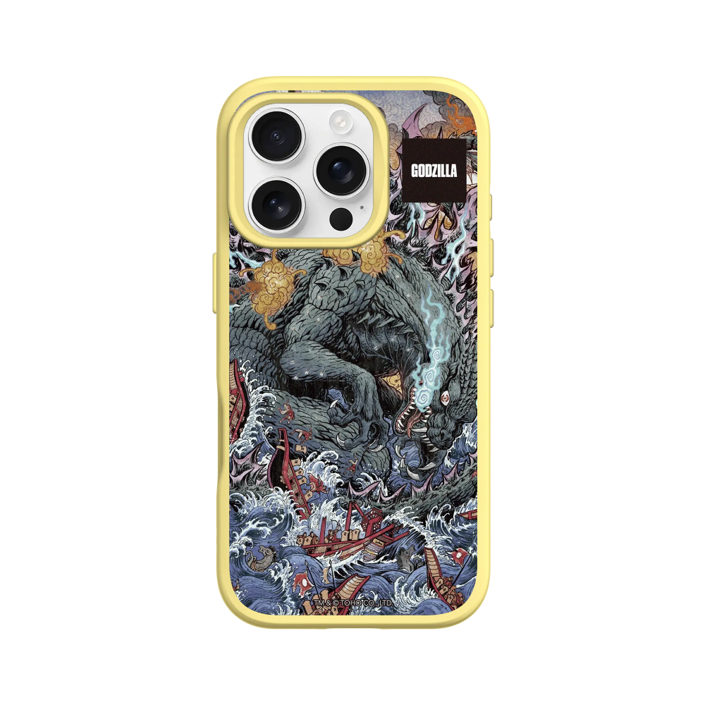 IPhone 犀牛盾 ★ 哥吉拉 Godzilla 聯名 SolidSuit 防摔 背蓋 手機殼 ★ 海上大戰-規格圖8