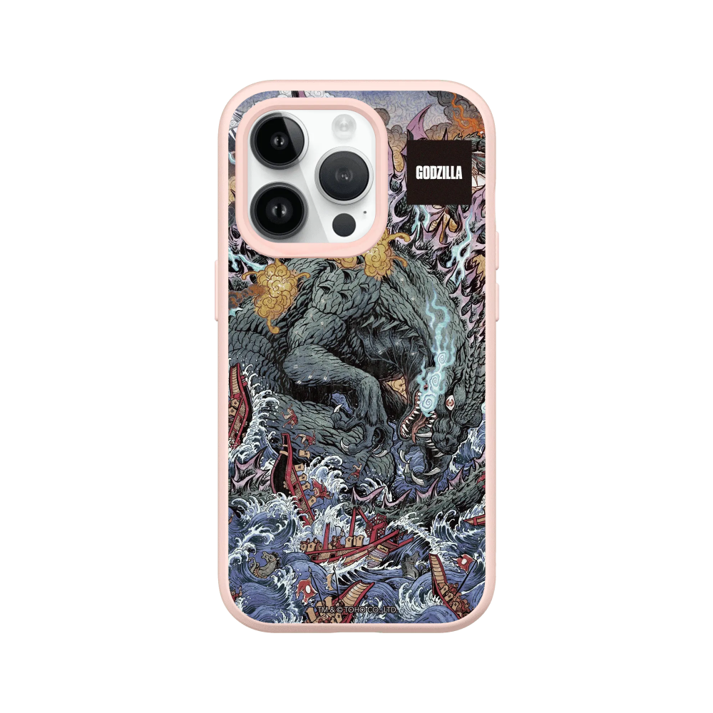 IPhone 犀牛盾 ★ 哥吉拉 Godzilla 聯名 SolidSuit 防摔 背蓋 手機殼 ★ 海上大戰-規格圖8