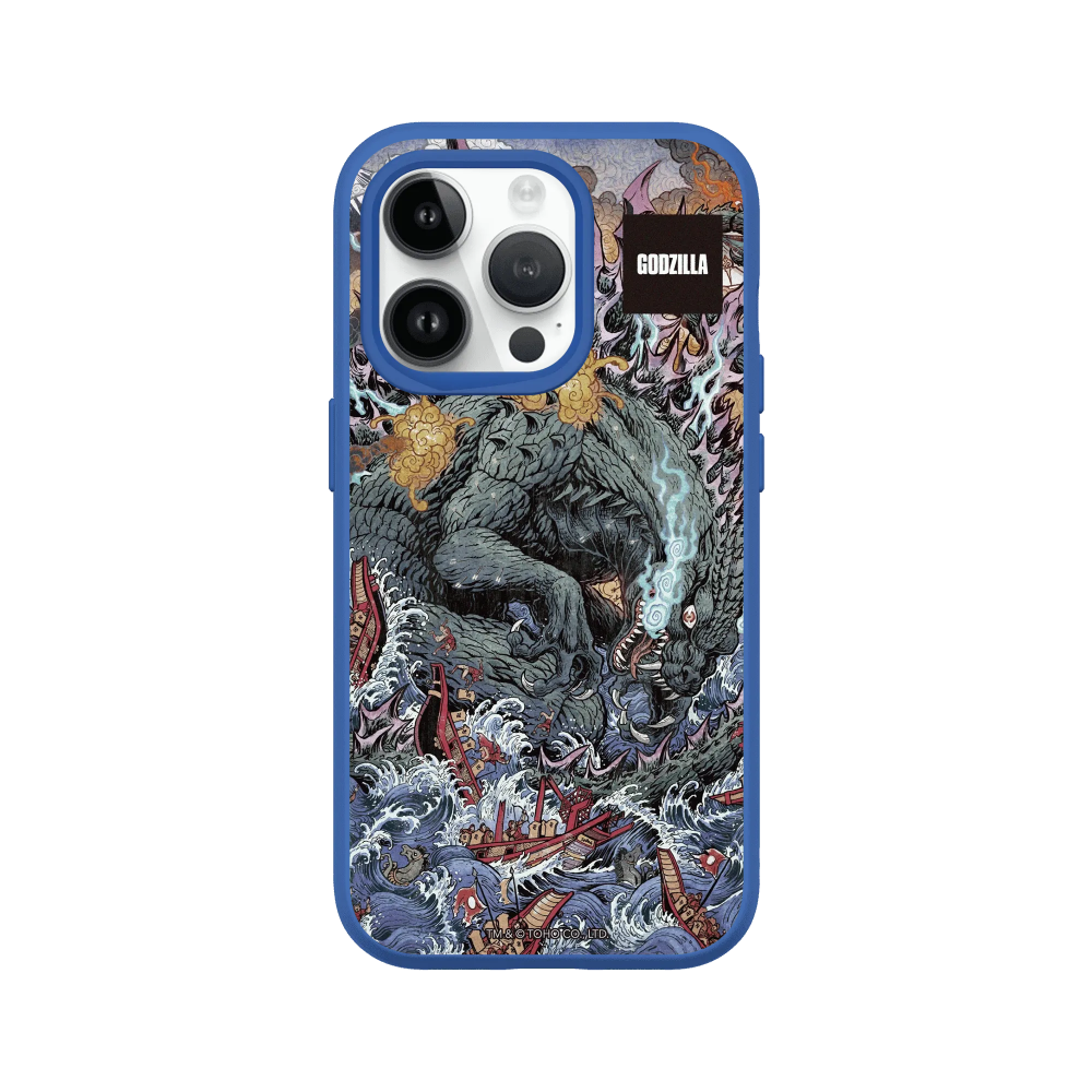 IPhone 犀牛盾 ★ 哥吉拉 Godzilla 聯名 SolidSuit 防摔 背蓋 手機殼 ★ 海上大戰-規格圖8