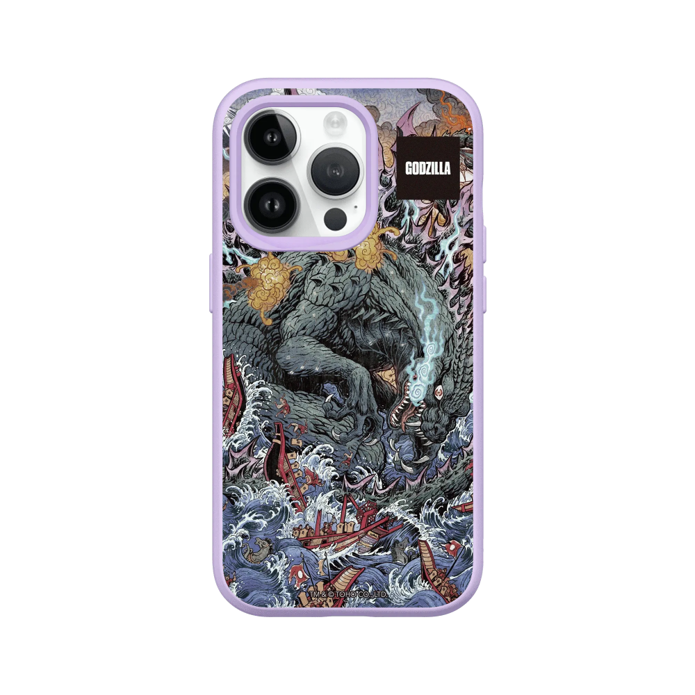 IPhone 犀牛盾 ★ 哥吉拉 Godzilla 聯名 SolidSuit 防摔 背蓋 手機殼 ★ 海上大戰-規格圖8