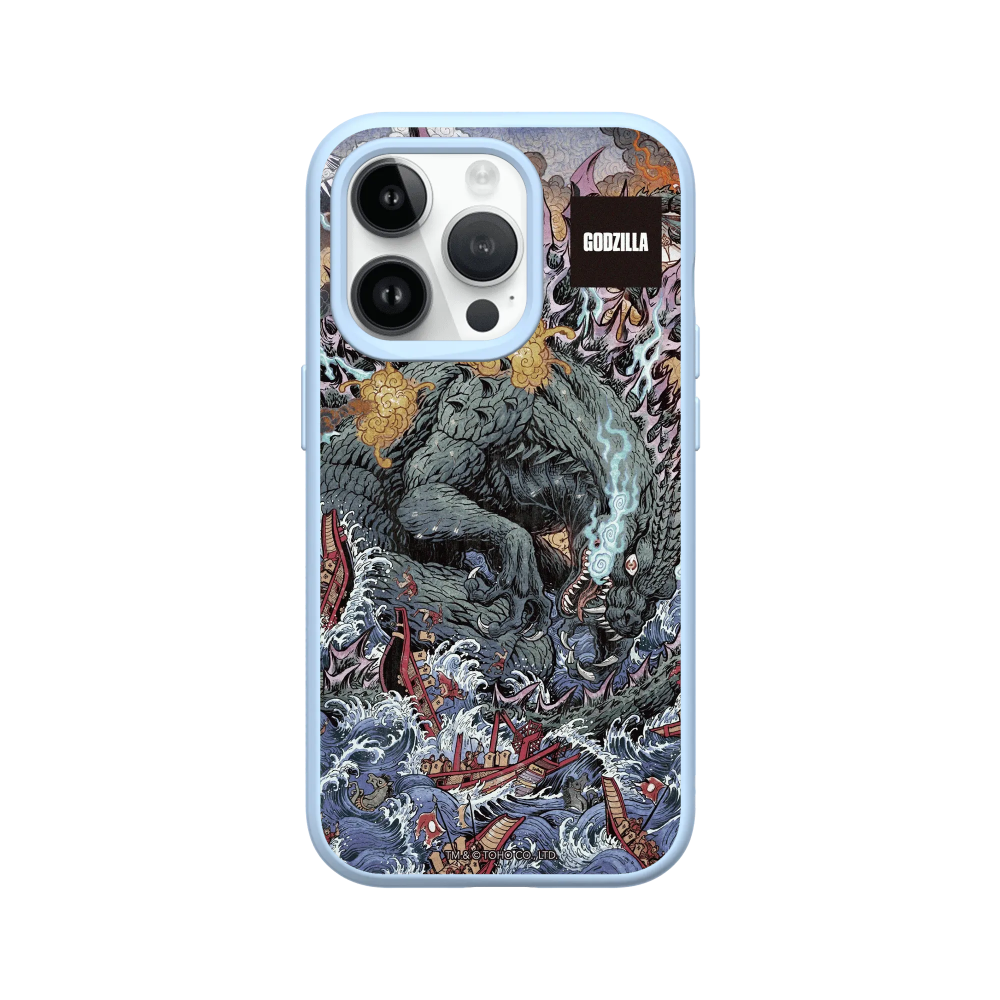 IPhone 犀牛盾 ★ 哥吉拉 Godzilla 聯名 SolidSuit 防摔 背蓋 手機殼 ★ 海上大戰-規格圖8