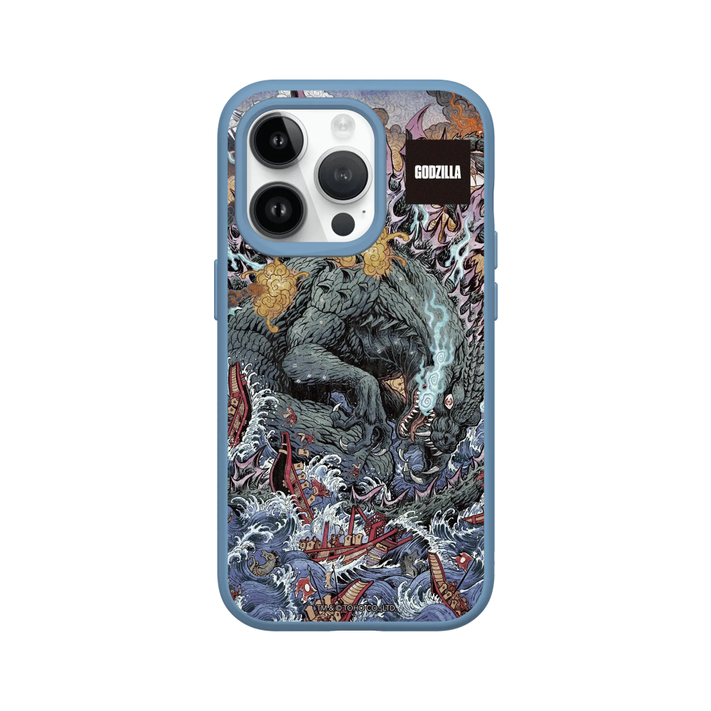 IPhone 犀牛盾 ★ 哥吉拉 Godzilla 聯名 SolidSuit 防摔 背蓋 手機殼 ★ 海上大戰-規格圖8