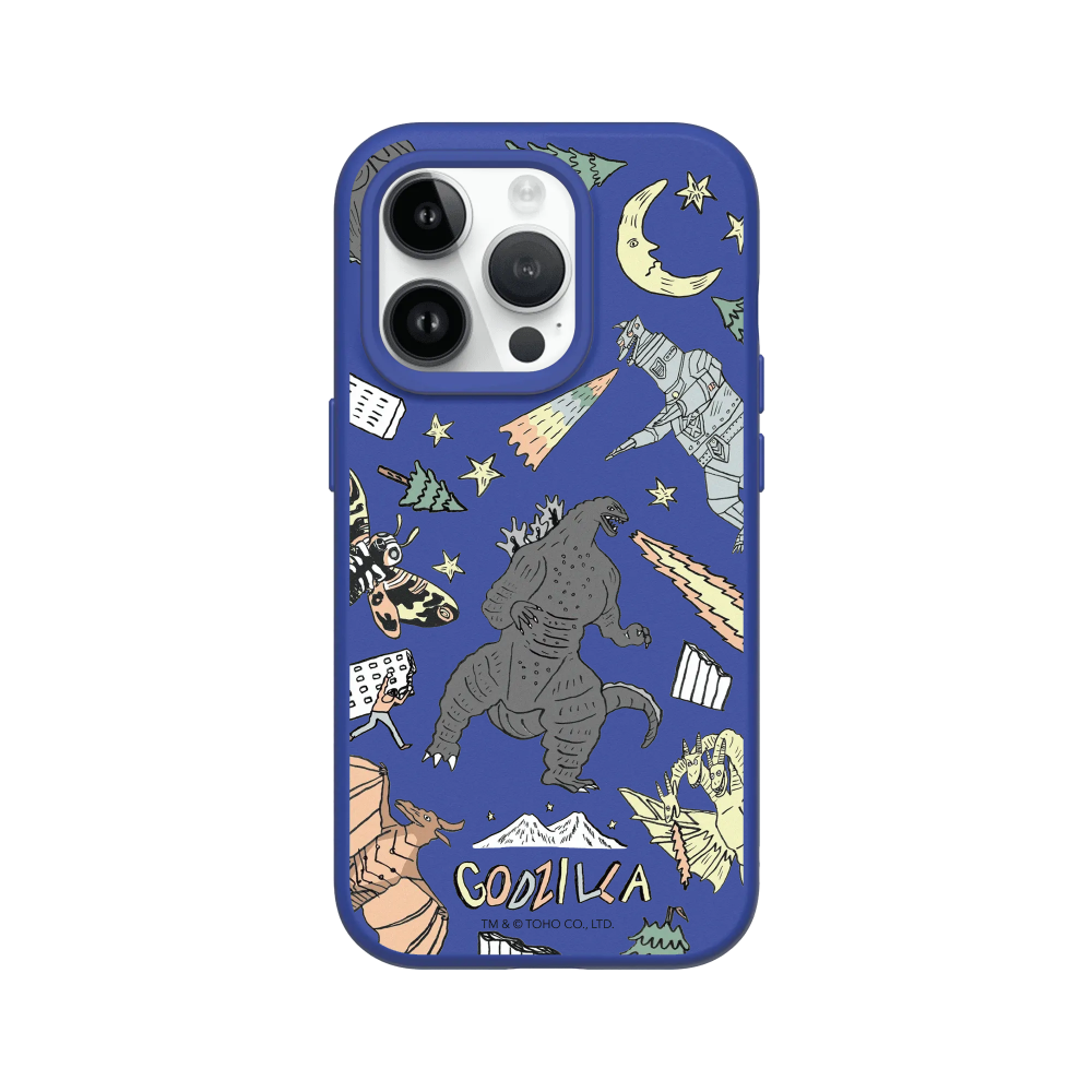 IPhone 犀牛盾 ★ 哥吉拉 Godzilla 聯名 SolidSuit 防摔 背蓋 手機殼 ★ 插畫哥吉拉-規格圖8