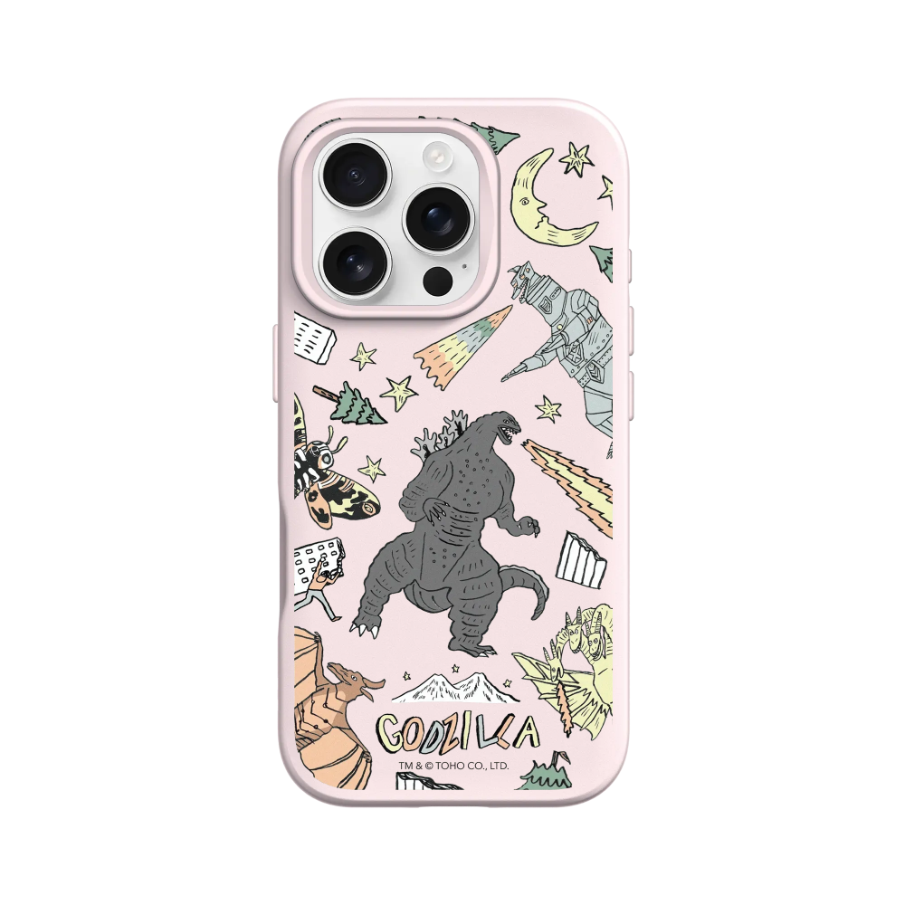 IPhone 犀牛盾 ★ 哥吉拉 Godzilla 聯名 SolidSuit 防摔 背蓋 手機殼 ★ 插畫哥吉拉-規格圖8