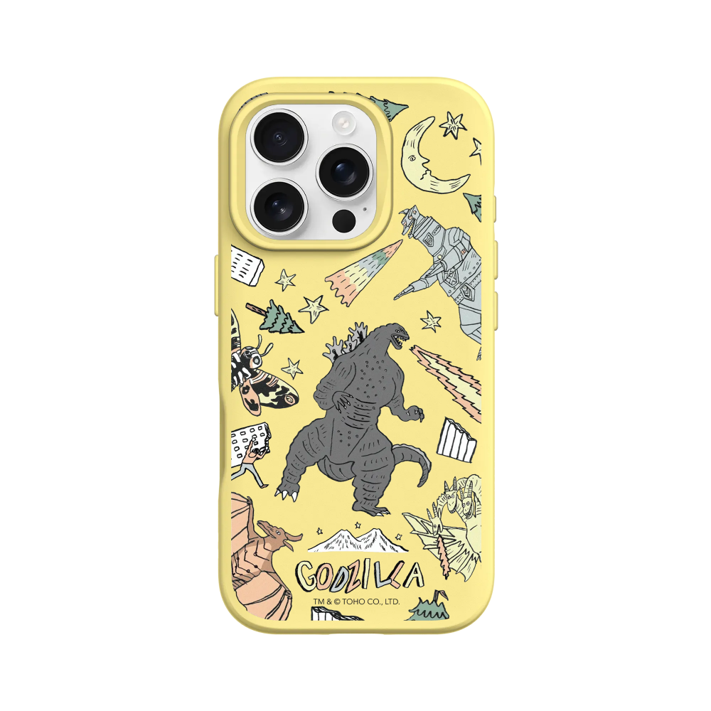 IPhone 犀牛盾 ★ 哥吉拉 Godzilla 聯名 SolidSuit 防摔 背蓋 手機殼 ★ 插畫哥吉拉-規格圖8