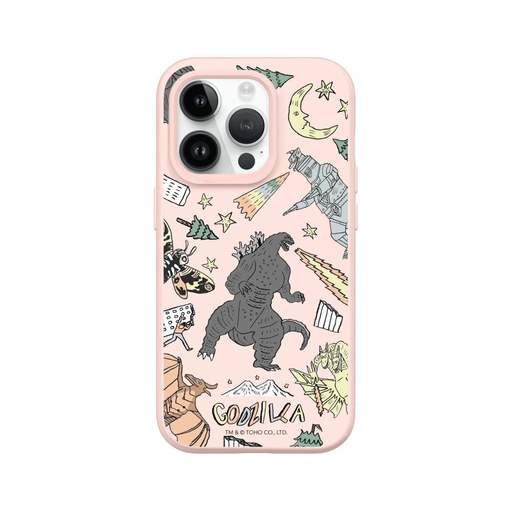 IPhone 犀牛盾 ★ 哥吉拉 Godzilla 聯名 SolidSuit 防摔 背蓋 手機殼 ★ 插畫哥吉拉-規格圖8