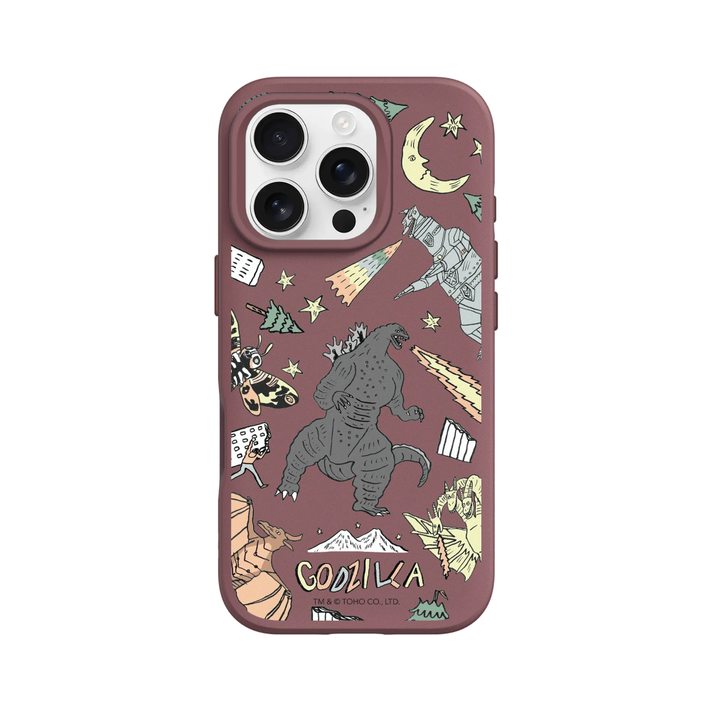 IPhone 犀牛盾 ★ 哥吉拉 Godzilla 聯名 SolidSuit 防摔 背蓋 手機殼 ★ 插畫哥吉拉-規格圖8