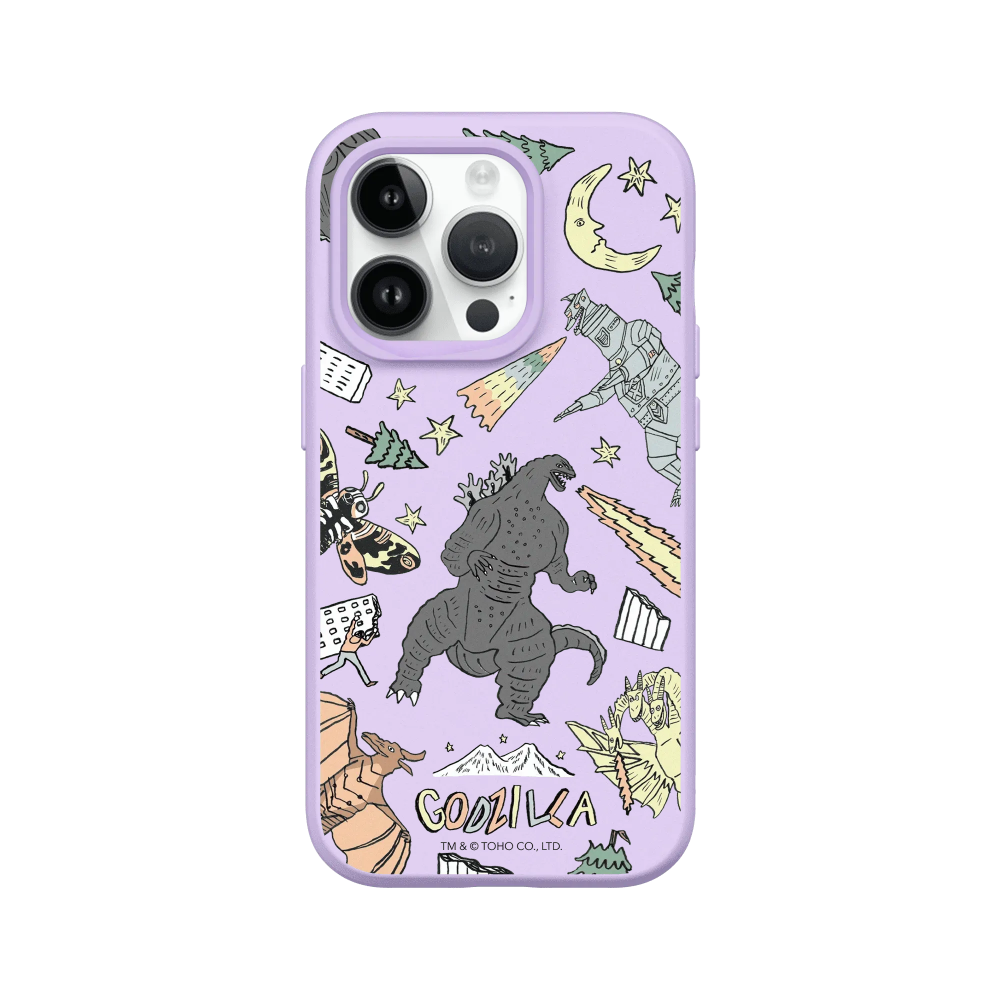 IPhone 犀牛盾 ★ 哥吉拉 Godzilla 聯名 SolidSuit 防摔 背蓋 手機殼 ★ 插畫哥吉拉-規格圖8