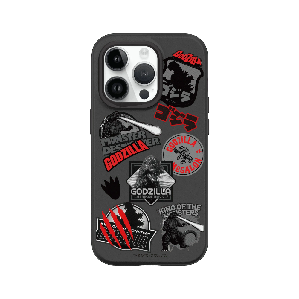 IPhone 犀牛盾 ★ 哥吉拉 Godzilla 聯名 SolidSuit 防摔 背蓋 手機殼 ★ 經典黑紅怪獸圖鑑-規格圖8