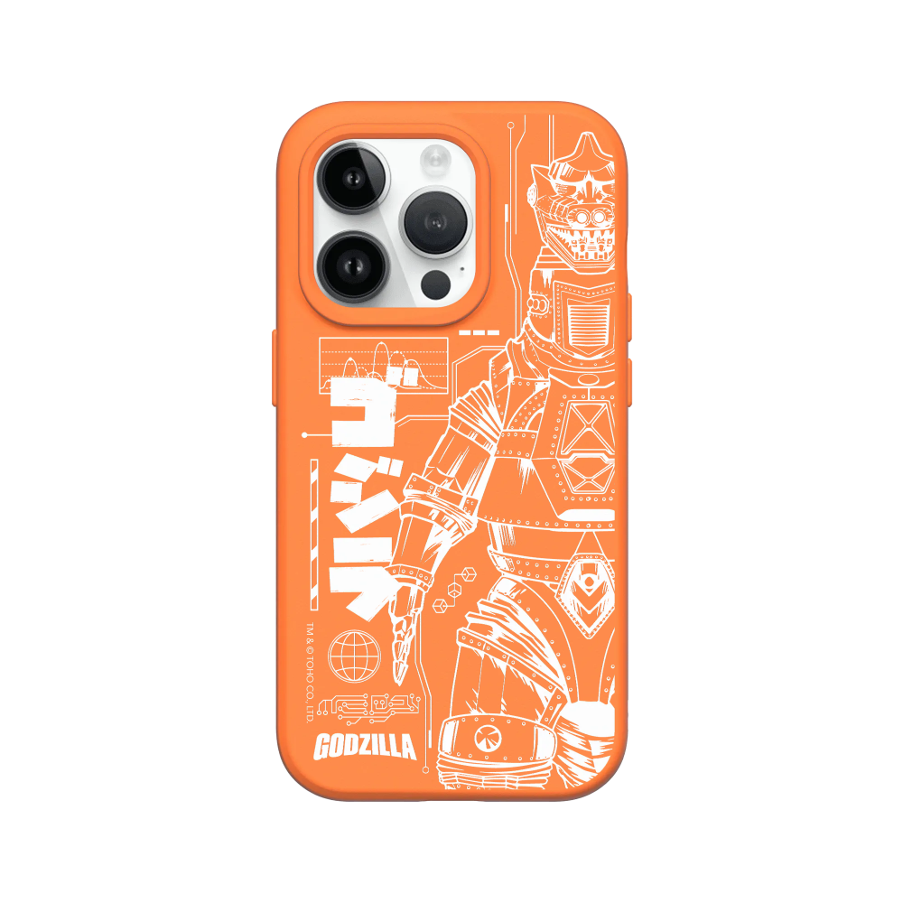 IPhone 犀牛盾 ★ 哥吉拉 Godzilla 聯名 SolidSuit 防摔 背蓋 手機殼 ★ 機械哥吉拉(白)-規格圖8