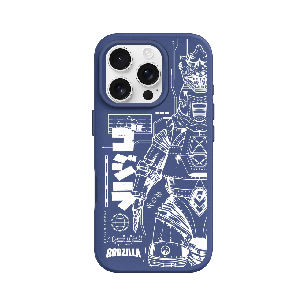 IPhone 犀牛盾 ★ 哥吉拉 Godzilla 聯名 SolidSuit 防摔 背蓋 手機殼 ★ 機械哥吉拉(白)-規格圖8