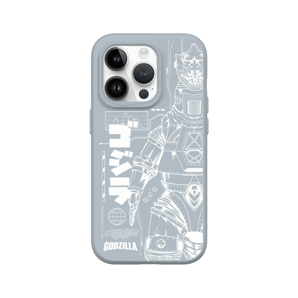 IPhone 犀牛盾 ★ 哥吉拉 Godzilla 聯名 SolidSuit 防摔 背蓋 手機殼 ★ 機械哥吉拉(白)-規格圖8