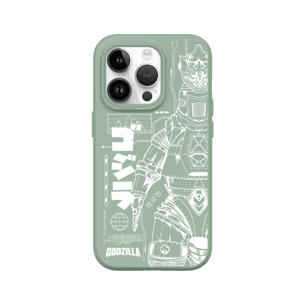 IPhone 犀牛盾 ★ 哥吉拉 Godzilla 聯名 SolidSuit 防摔 背蓋 手機殼 ★ 機械哥吉拉(白)-規格圖8