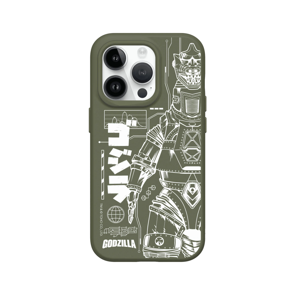 IPhone 犀牛盾 ★ 哥吉拉 Godzilla 聯名 SolidSuit 防摔 背蓋 手機殼 ★ 機械哥吉拉(白)-規格圖8