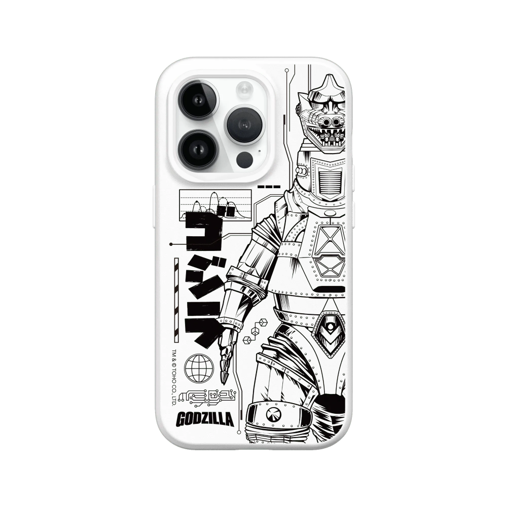 IPhone 犀牛盾 ★ 哥吉拉 Godzilla 聯名 SolidSuit 防摔 背蓋 手機殼 ★ 機械哥吉拉(黑)-規格圖8