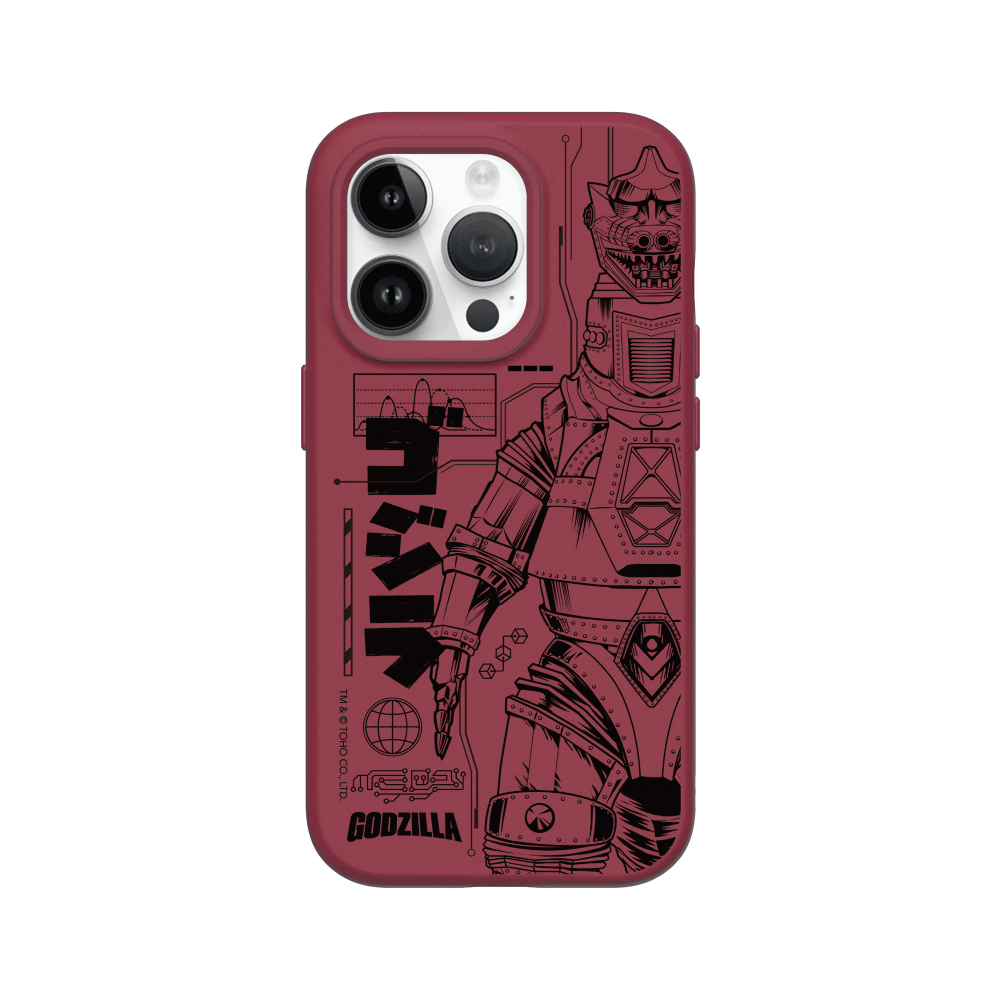 IPhone 犀牛盾 ★ 哥吉拉 Godzilla 聯名 SolidSuit 防摔 背蓋 手機殼 ★ 機械哥吉拉(黑)-規格圖8