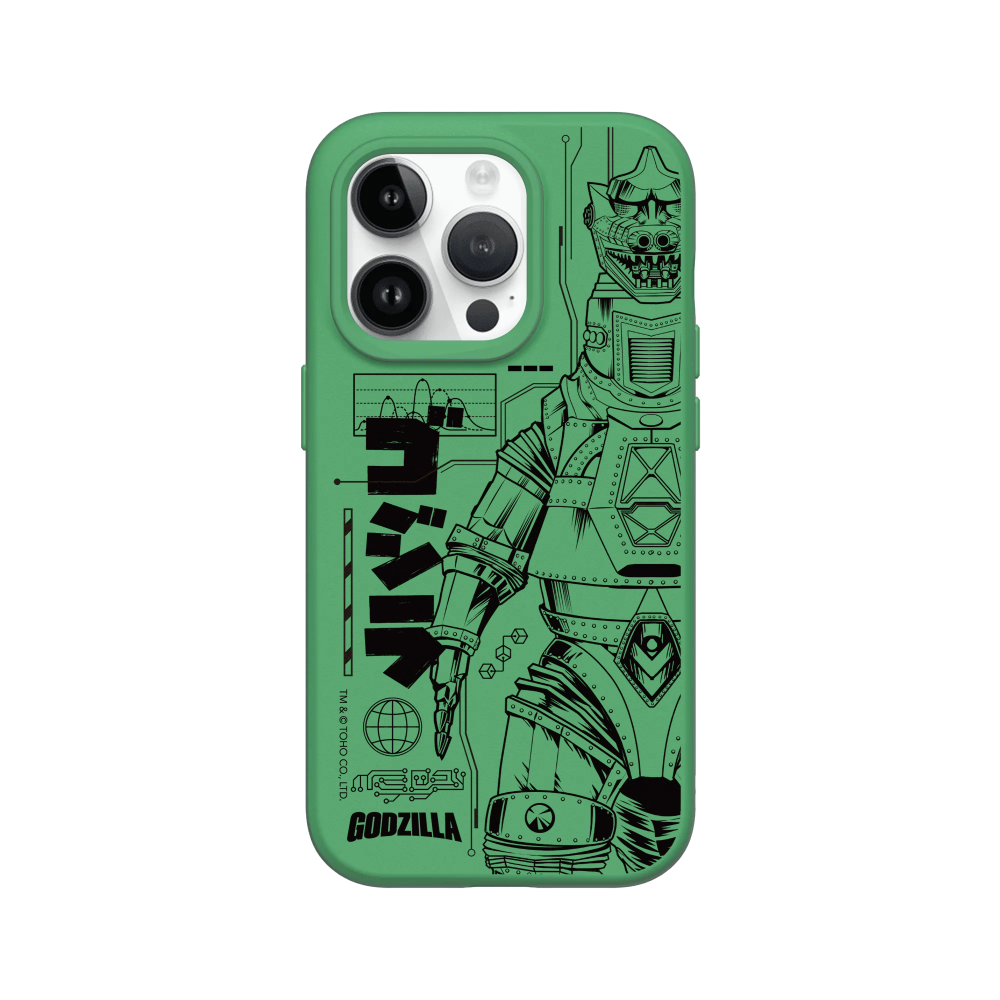 IPhone 犀牛盾 ★ 哥吉拉 Godzilla 聯名 SolidSuit 防摔 背蓋 手機殼 ★ 機械哥吉拉(黑)-規格圖8