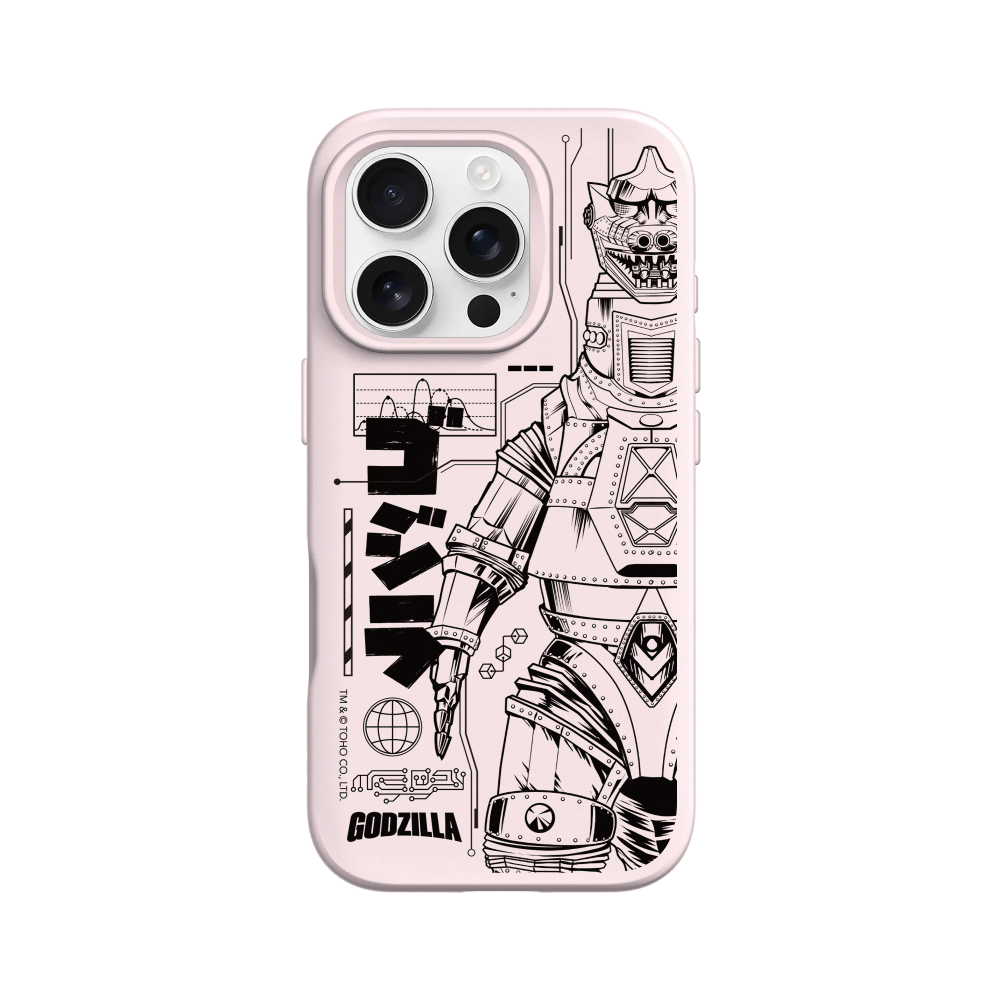 IPhone 犀牛盾 ★ 哥吉拉 Godzilla 聯名 SolidSuit 防摔 背蓋 手機殼 ★ 機械哥吉拉(黑)-規格圖8