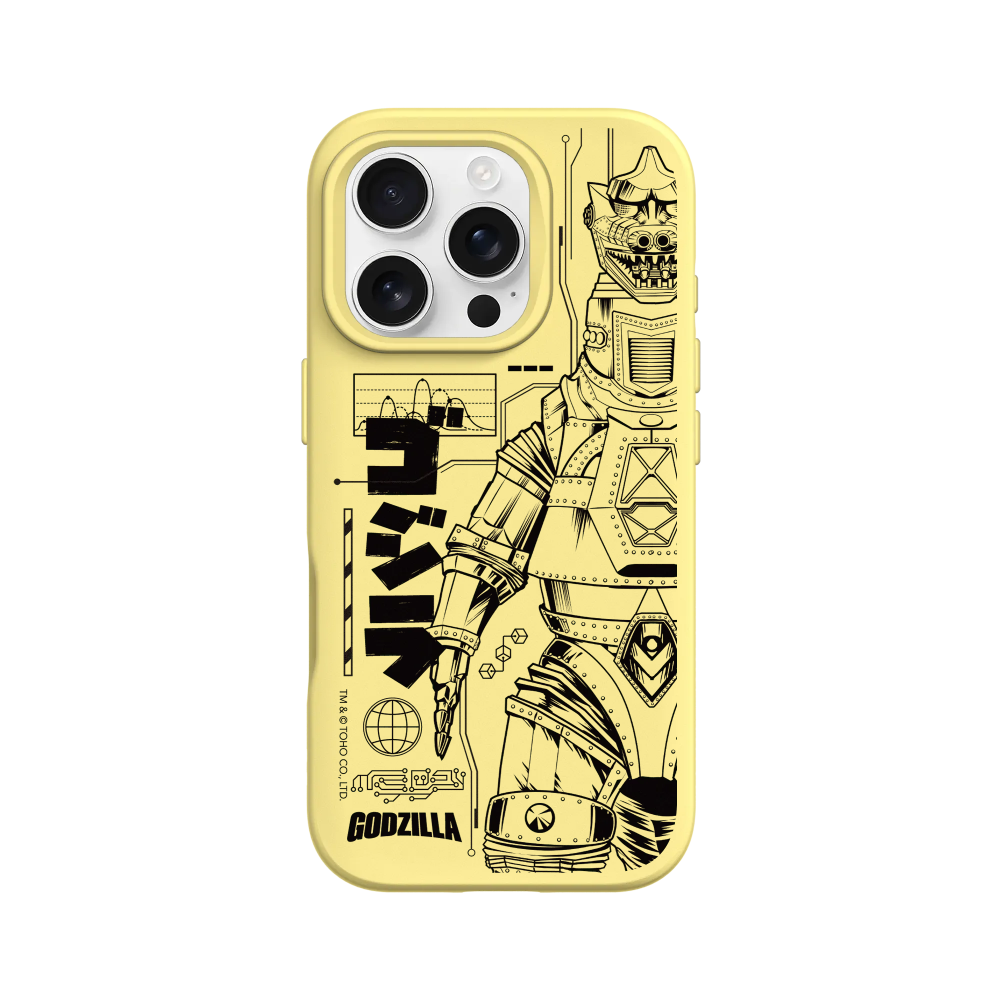 IPhone 犀牛盾 ★ 哥吉拉 Godzilla 聯名 SolidSuit 防摔 背蓋 手機殼 ★ 機械哥吉拉(黑)-規格圖8