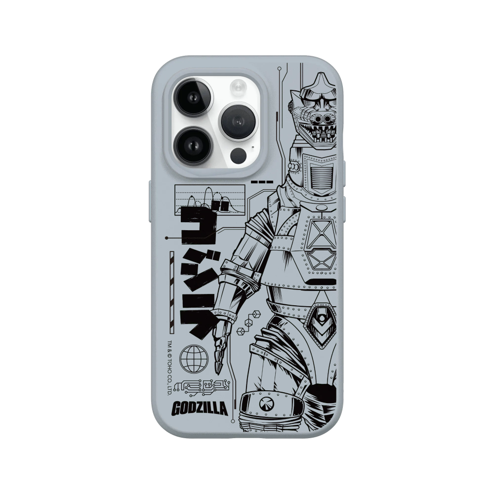 IPhone 犀牛盾 ★ 哥吉拉 Godzilla 聯名 SolidSuit 防摔 背蓋 手機殼 ★ 機械哥吉拉(黑)-規格圖8
