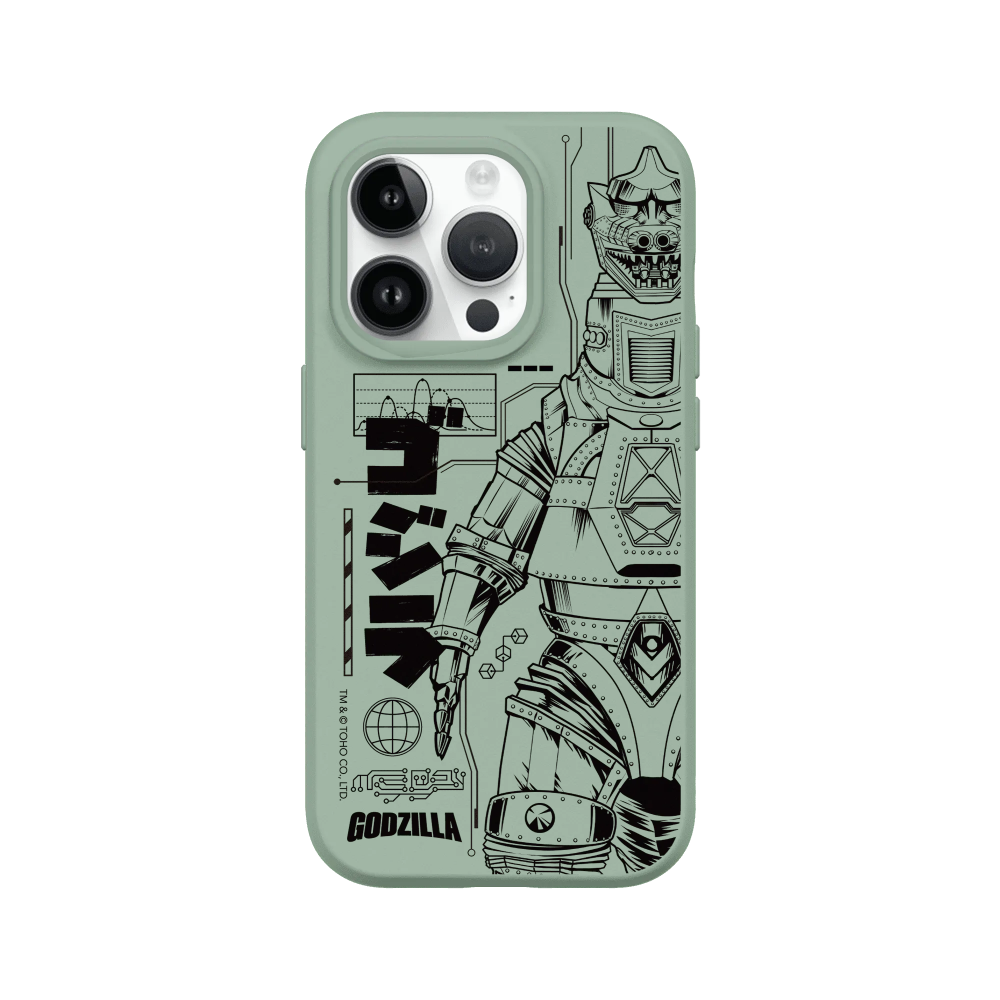 IPhone 犀牛盾 ★ 哥吉拉 Godzilla 聯名 SolidSuit 防摔 背蓋 手機殼 ★ 機械哥吉拉(黑)-規格圖8