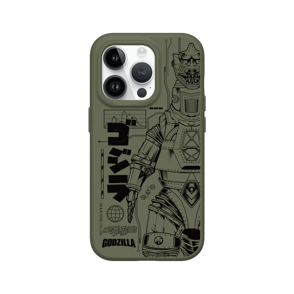 IPhone 犀牛盾 ★ 哥吉拉 Godzilla 聯名 SolidSuit 防摔 背蓋 手機殼 ★ 機械哥吉拉(黑)-規格圖8
