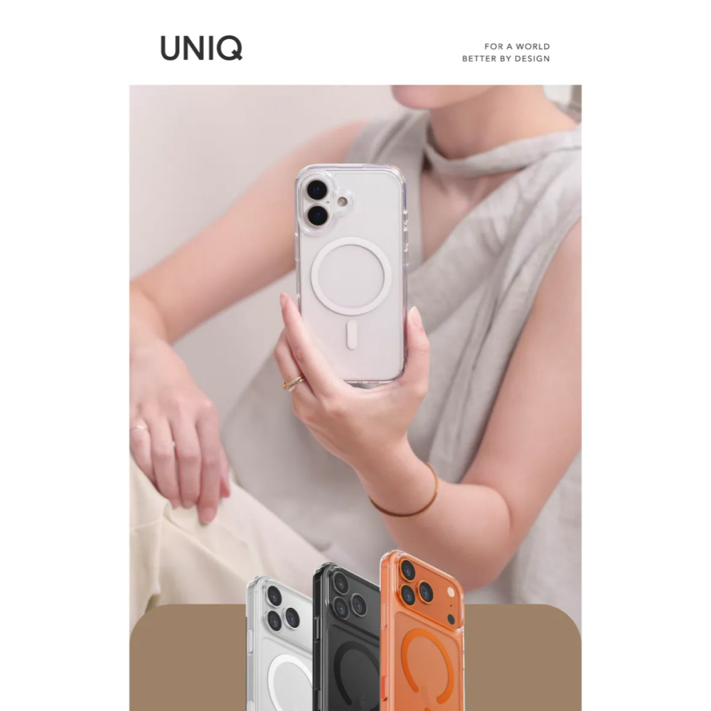 iPhone 17 系列 UNIQ ★ Clearvue 磁吸 雙料 防摔 保護殼 ★ (相機按鈕)-細節圖2
