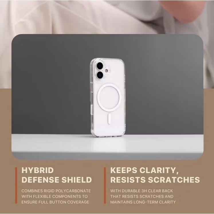iPhone 17 系列 UNIQ ★ Clearvue 磁吸 雙料 防摔 保護殼 ★ (相機按鈕)-細節圖7