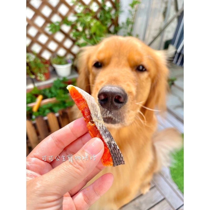 鮭魚菲力💕🐾小公主寵物烘培🐾💕鮭魚塊/帶皮鮭魚乾/三文魚/寵物零食/雞肉條/訓練獎勵/貓狗零食/手作零食/手做-細節圖5