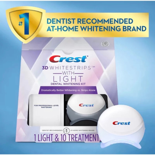 Crest 3D藍光+牙齒美白貼片 牙齒美白
