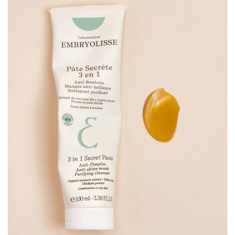 【現貨】法國 Embryolisse 恩倍思 3合1淨化肌蜜乳 100ml  面膜 潔面乳 油性肌膚 中性肌膚 附發票-細節圖2