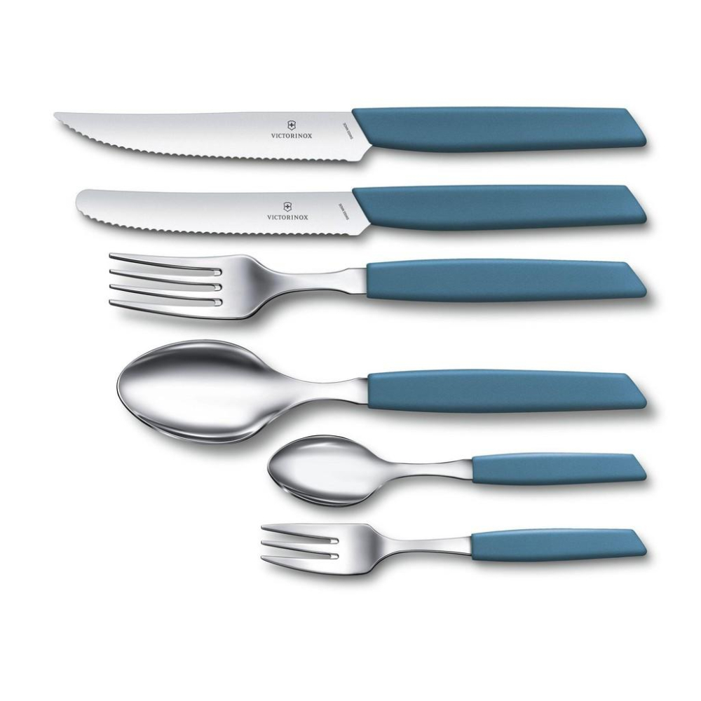 【現貨】瑞士 維氏 Victorinox Swiss Modern 時尚餐刀 /時尚鋸齒餐刀 綠 藍 黑 1入 附發票-細節圖4