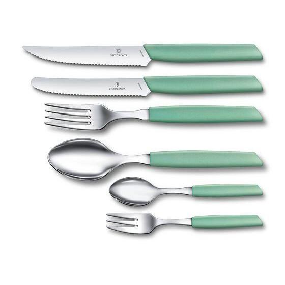 【現貨】瑞士 維氏 Victorinox Swiss Modern 時尚餐刀 /時尚鋸齒餐刀 綠 藍 黑 1入 附發票-細節圖5