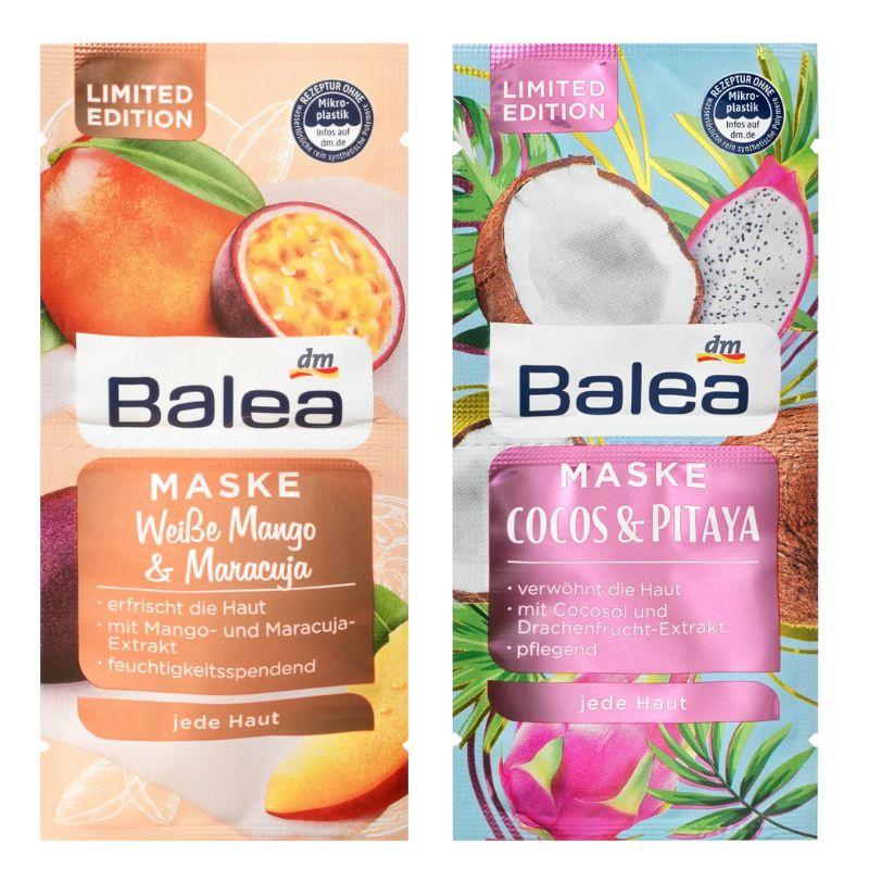 【現貨】德國 Dm balea 面膜 16ml 蜂蜜牛奶 蘆薈黃瓜 鳳梨百香果 漿果 茶樹 保濕 滋養面膜 附發票-細節圖3