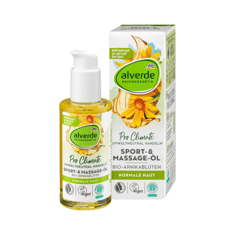 【現貨】德國 DM Alverde 身體護膚保養油 野玫瑰 檸檬迷迭香 山金車 100ml 按摩 舒緩-細節圖4