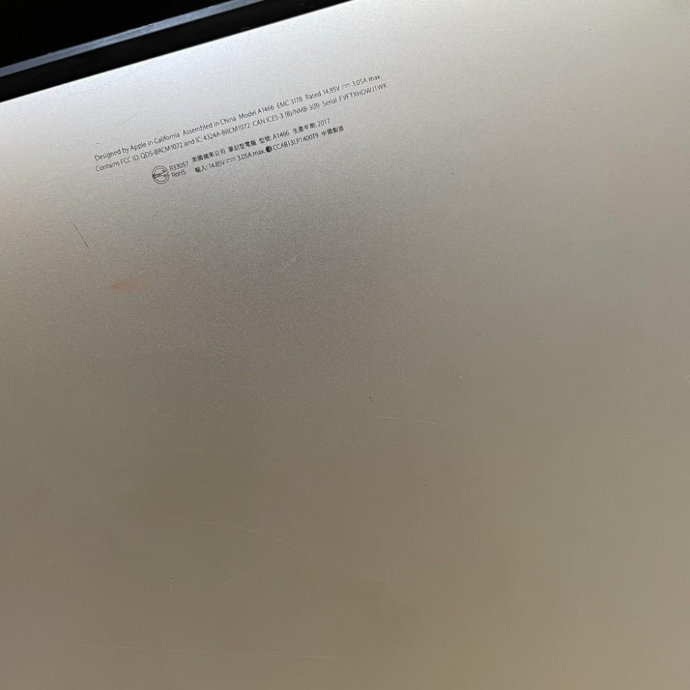 二手 蘋果 Apple MacBook Air A1466 筆記型電腦 13吋 2017 蘋果電腦 筆電-細節圖7