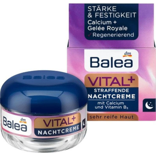 【現貨】德國 DM Balea Vital+ 熟齡肌膚晚霜 50ml 保養 滋養 保濕 滋潤 溫和